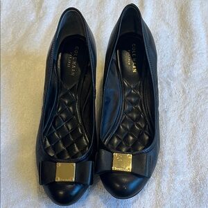 Cole Haan Women's Black Wedge with Gold Accent 3 of 3 pairs